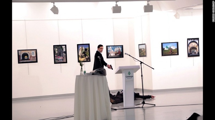`Before my eyes:` Photographer recounts moment Russian envoy was assassinated